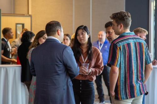 Attendees at the inaugural Entrepreneurial Leaders Network gathering October 2022